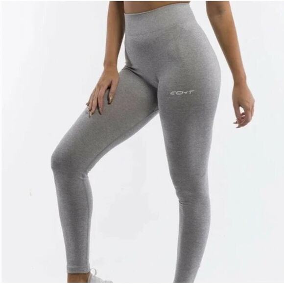 ECHT Arise Seamless Leggings High Rise in Heather Gray Size Small - Picture 2 of 11
